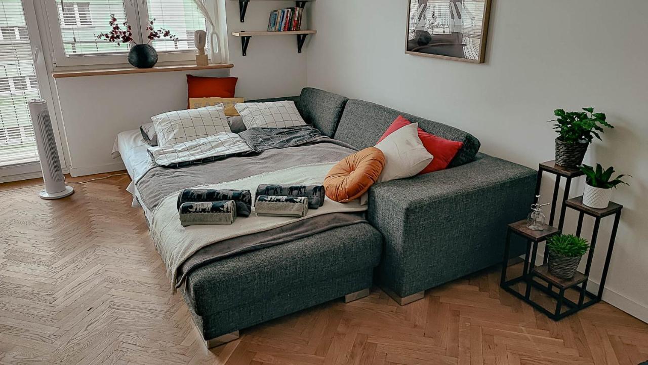Apartmán Przestronny Apartament W Centrum Varšava Exteriér fotografie
